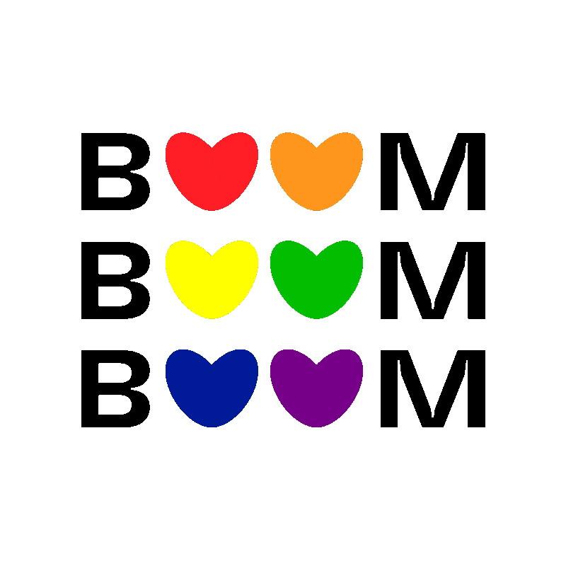 boom boom boom Sticker
