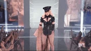Madonna Leather GIF by 2021 MTV Video Music Awards