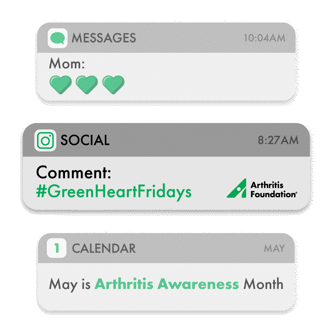 Text May Sticker by Arthritis Foundation