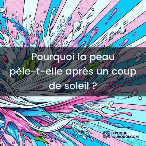 Coup De Soleil GIF by ExpliquePourquoi.com