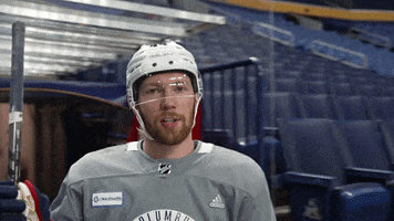 Whats Up Yes GIF by Columbus Blue Jackets