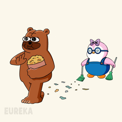 Bear Penguin GIF by Eureka