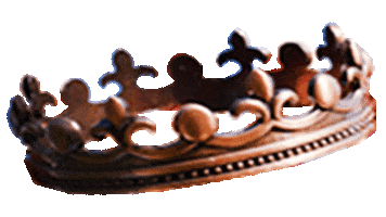 The Crown King Sticker by VirtueelNL