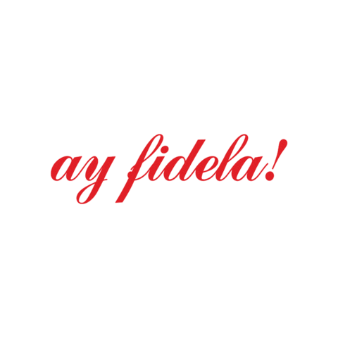 Ay fidela! Sticker