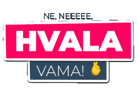 Hvala Sticker by Homepage.rs