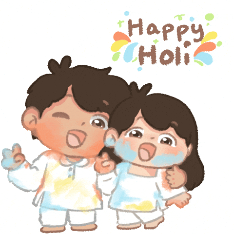 Festival Of Colours Love GIF by Cosytales