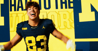 Go Blue Michigan Football GIF by Michigan Athletics