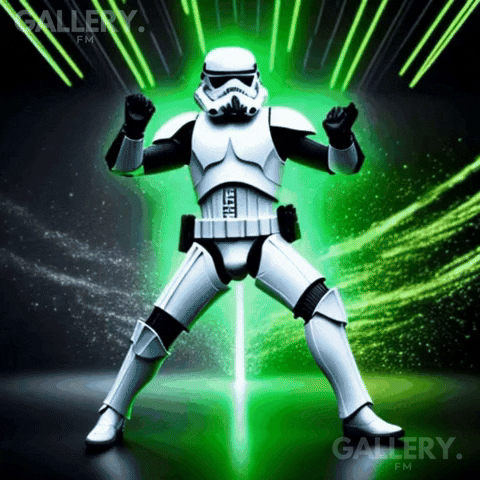 Storm Trooper Dance GIF by Gallery.fm
