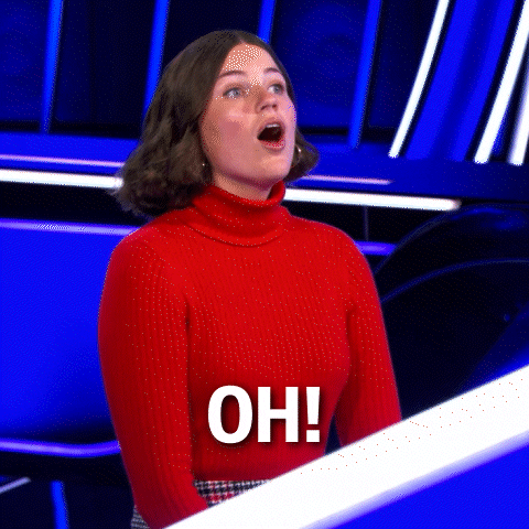 The Chase Wow GIF by ABC Network