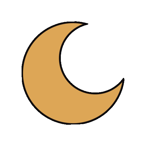 Moon Watercolor Sticker by the Framehouse for iOS & Android, GIPHY