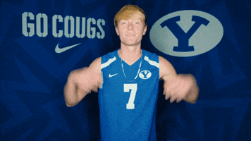 Take A Bow Sport GIF by BYU Cougars