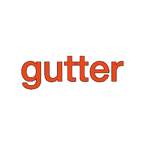 Gutter Corp Sticker