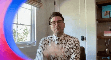 Dan Levy Blow Kiss GIF by Glaad