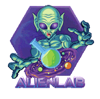 Alien Lab Sticker
