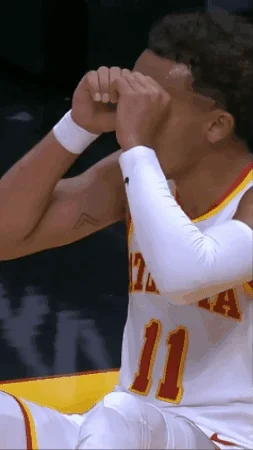 Trae Young Eyes GIF