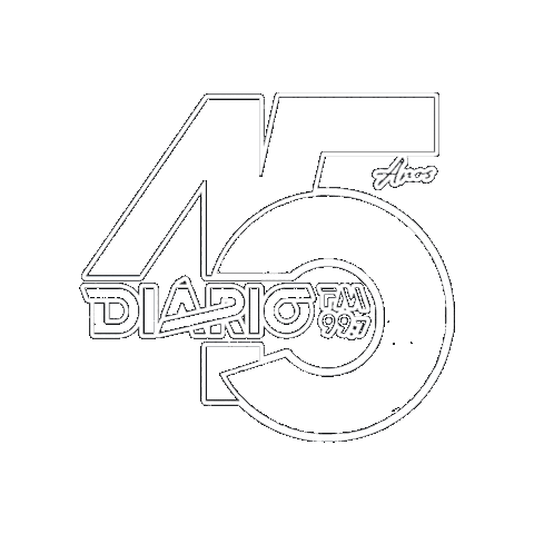 Radio 45Anos Sticker by Mega FM 92.3
