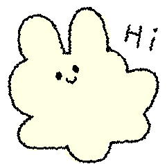Rabbit 토끼 Sticker