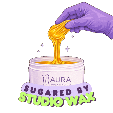 Sugar Wax Sticker by Aura Sugaring Co