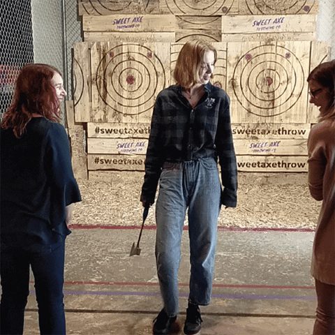 New Zealand Target GIF by Sweet Axe Throwing Co.