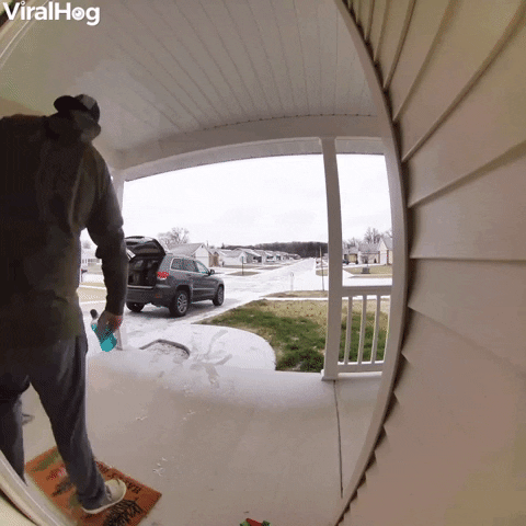 Man Loading Car Slips On Ice In Hard Fall GIF by ViralHog