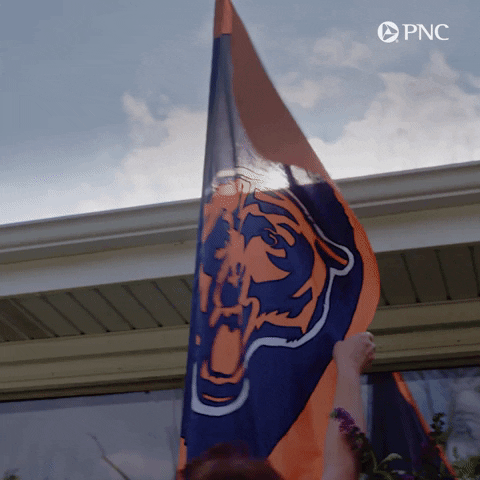 Chicago Bears Flag GIF by PNC Bank