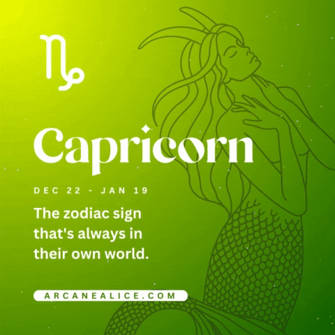 ArcaneAlice astrology zodiac horoscope capricorn GIF