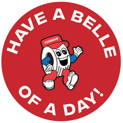 Tireman Sticker by Belle Tire