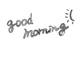 Good Morning Sticker