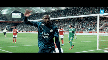 Football Reaction GIF by Olympique de Marseille