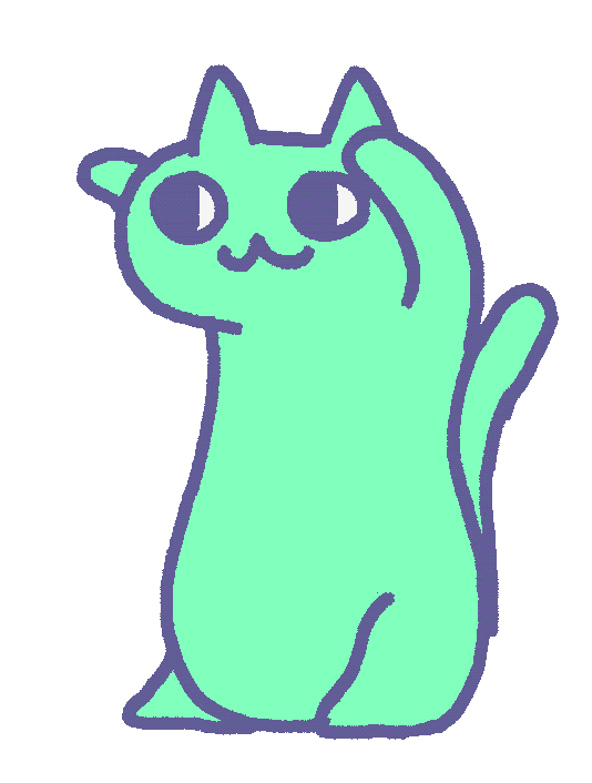 Cat Neko Sticker by arisanojima