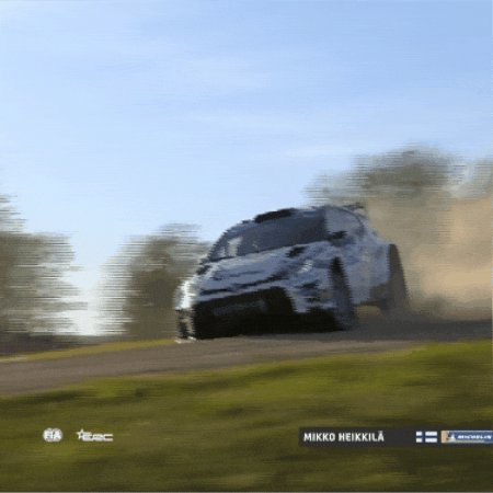 Toyota Drifting GIF by FIA European Rally Championship