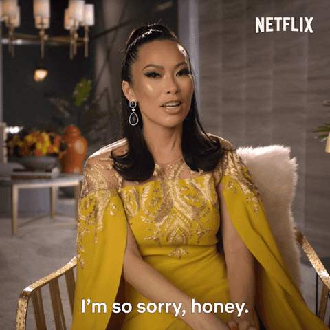 Sorry Real Housewives GIF by NETFLIX
