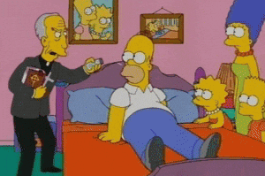 treehouse of horror homer GIF