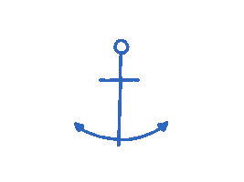 Hamburg Anchor Sticker by Lisawebdesign