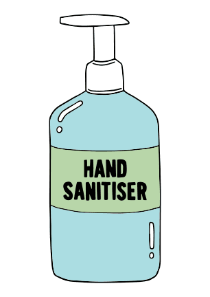 Hand Sanitizer Sticker by Garage Sale Trail