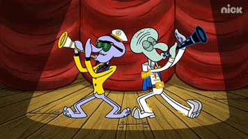 Squidward Tentacles Dancing GIF by SpongeBob SquarePants