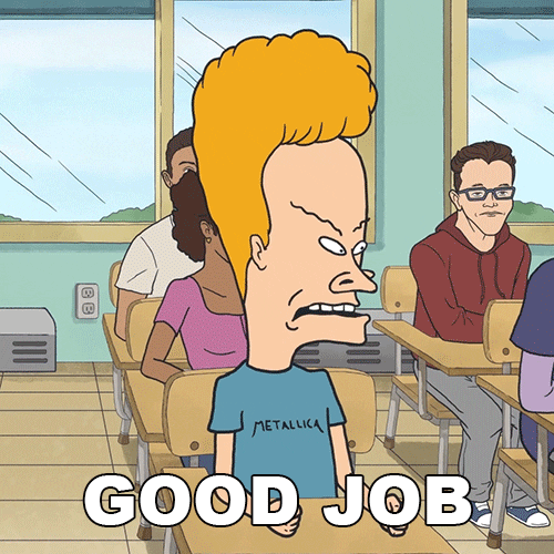 Beavis And Butthead Good Job GIF by Paramount+