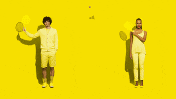 yellow art GIF by Thierry Van Biesen
