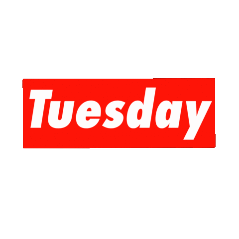 Typography Tuesday Sticker by Deadlyie