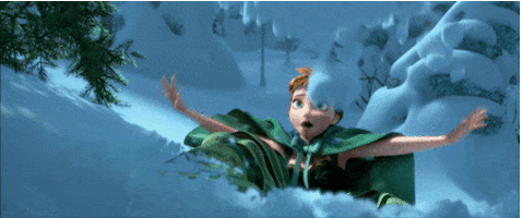 Kristen Bell Snow GIF by Walt Disney Animation Studios