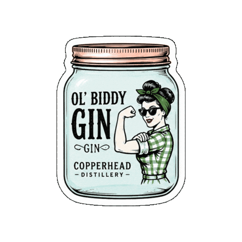 Happy Hour Spirit Sticker by CopperheadDistillery