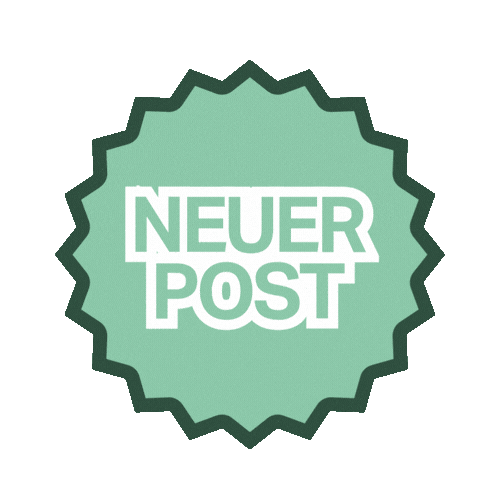 Neu Neuerpost Sticker by Mobil Krankenkasse