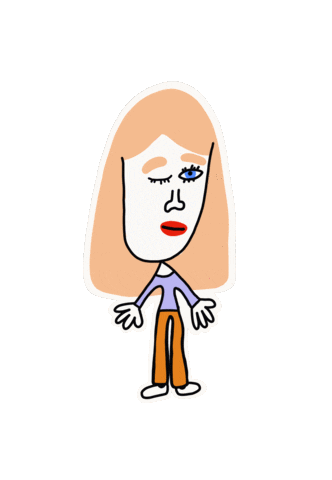 Girl Sticker
