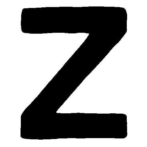 Alphabet Z Sticker