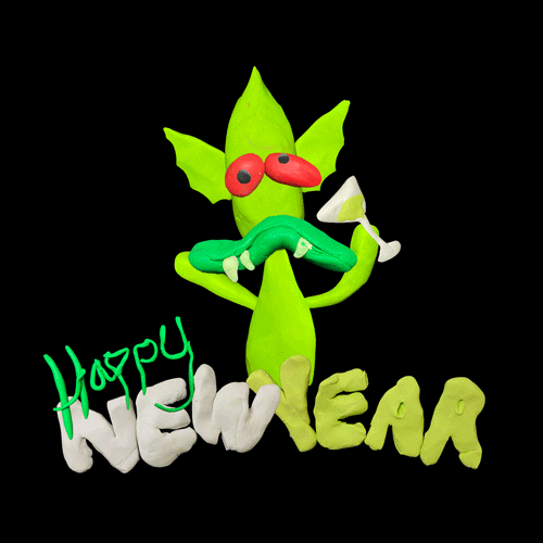 Happy New Year December GIF by Creepz