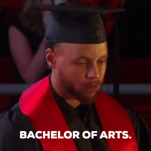 Stephen Curry Graduation GIF by Storyful