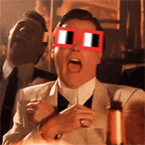 Martin Scorsese Laughing GIF by nounish ⌐◨-◨ by nounish