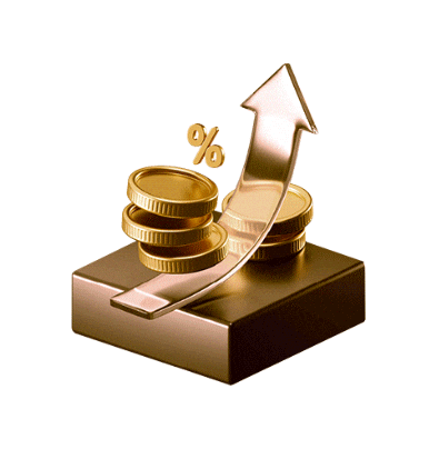 Arrow Gold Sticker by xmtrading