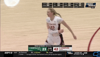 March Madness Smile GIF by Stanford Athletics