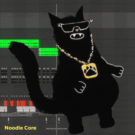 Cat Rapper GIF